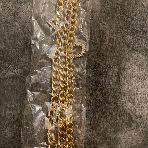 Love fashionable rhinestone belt - Picture 2 of 3